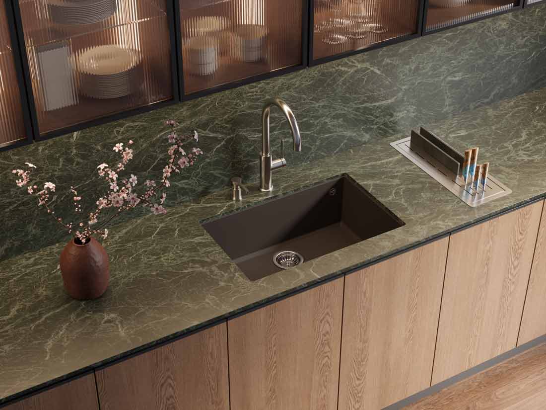 Мойка кухонная Omoikiri Tedori 66-U ES 4997237 Tetogranit, espresso