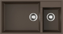 Мойка кухонная Omoikiri Tedori 85-2-U ES 4997240 Tetogranit, espresso