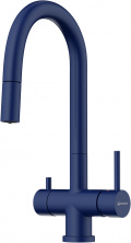 Смеситель Omoikiri Akita-S IB 4994438 для кухонной мойки, indigo blue