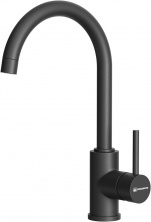 Смеситель Omoikiri Shinagawa P BL 4974106 для кухонной мойки, черный