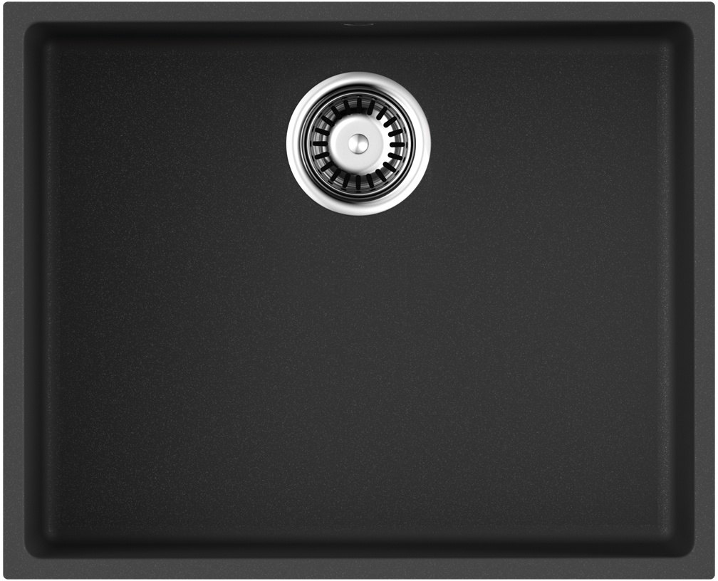 Мойка кухонная Omoikiri Bosen 54-U BL 4993161 Tetogranit, черный