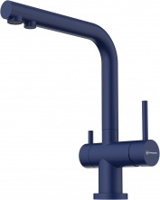 Смеситель Omoikiri Nagano IB 4994433 для кухонной мойки, indigo blue