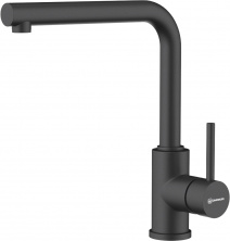 Смеситель Omoikiri Nakagawa P BL 4974307 для кухонной мойки, черный